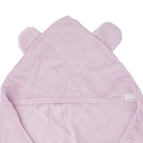 Bear Hooded Towel - Lilac