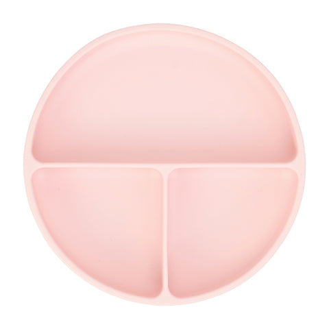 Silicone Suction Divider Plate- Pink