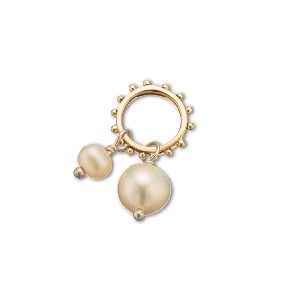 Double Pearl Charm