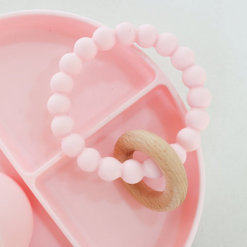 Silicone Teether - Pink