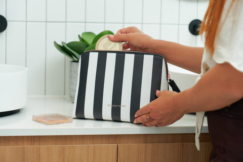 Stripe Vanity Bag - Medium